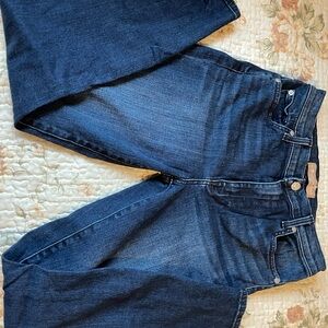 7 for all mankind brand deep Navy Women's high waisted ankle skinny Jeans